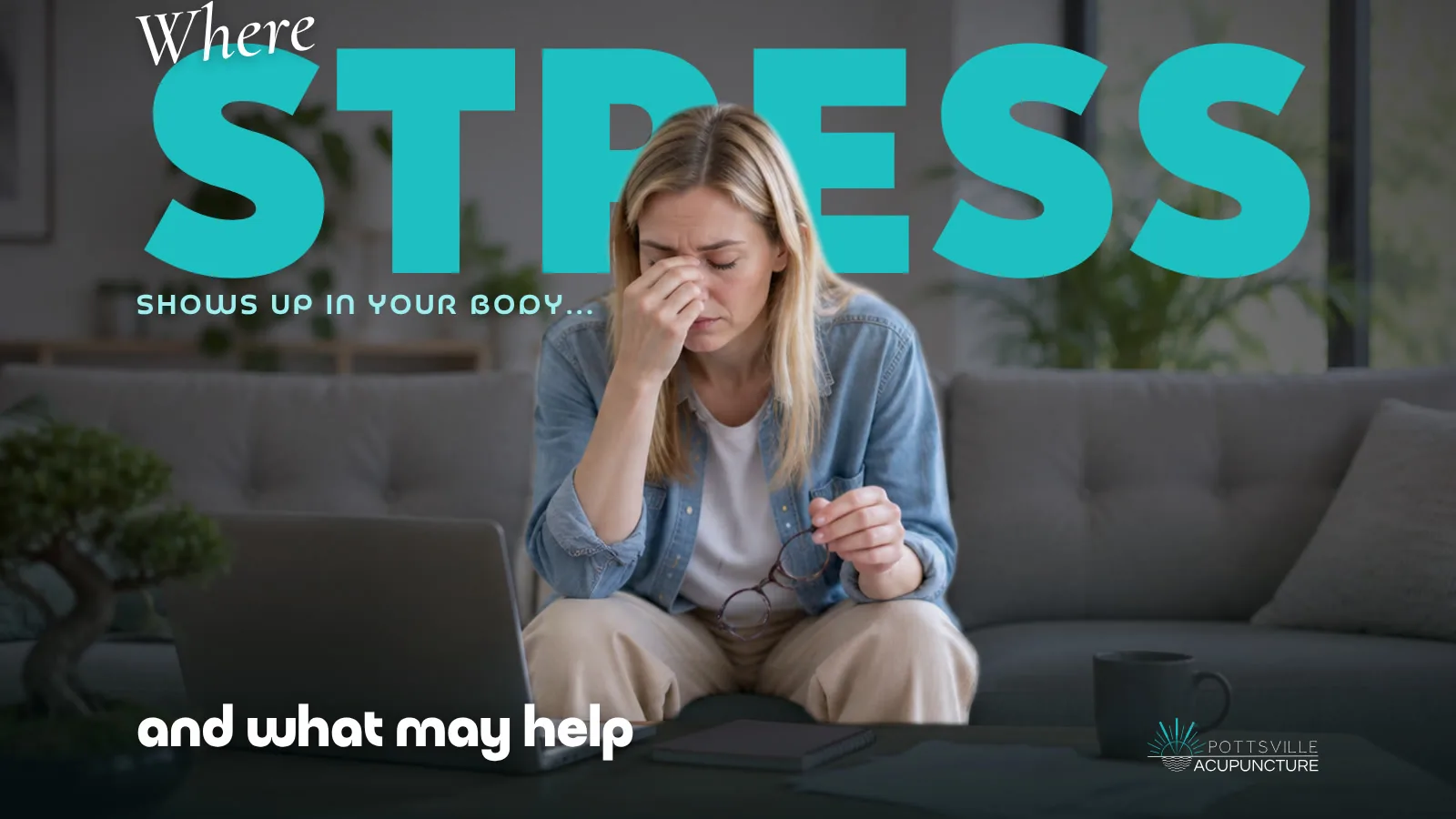 Where stress shows up in your body, at Pottsville Acupuncture, Hastings Point.